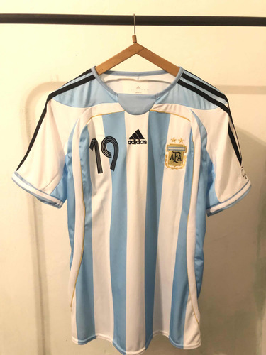 Camiseta Argentina Lionel Messi 2006 (talle L)(sublimada)