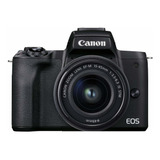 Canon Eos M50 Mark Ii (negro) + Ef-m De 0.591-1.772 pulgad.