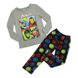 Pijama Niño De Avengers Térmica Iron Man Capitán América