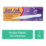 Just Ask Prueba Rápida De Embarazo Caja Con 1 Pieza