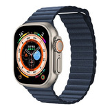 Pulseira Couro Loop Magnética Para Apple Watch Ultra 49mm