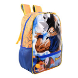 Mochila Primaria Niño Dragon Ball Z Super 100% Original Amplia