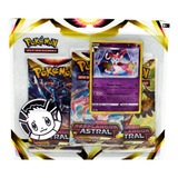 3 Pack Cartas Pokemon Tcg Espada Y Escudo Resplandor Astral