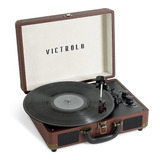 Tocadiscos Vintage Victrola Portatil Bluetooth Vsc-550bt-dbr
