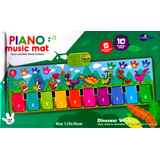 Juguete Educativo Didactico Piano Musical Tapete Dinosaurio