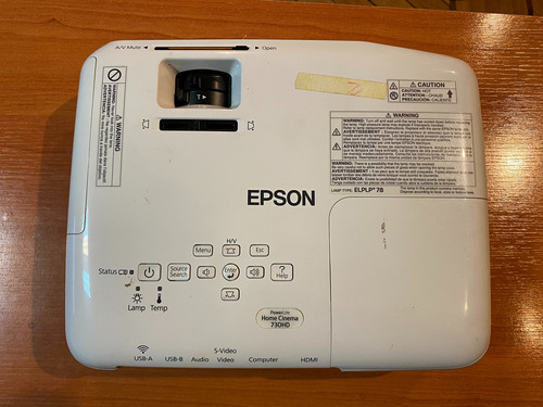 Proyector Epson 730hd - 1 Solo Uso 