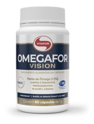 Omega 3 Omegafor Vision 60 Caps Vitafor Novo Omega 