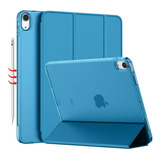 Funda Imieet Para iPad Air 5th Gen 10.9 2022 Azul Peacock