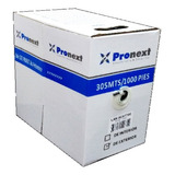 Cable Utp Lan 5ext700 Pronext Para Exterior Caja 305mts 