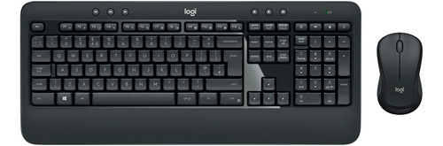 Kit De Teclado Y Mouse Logitech Mk540 Español Negro