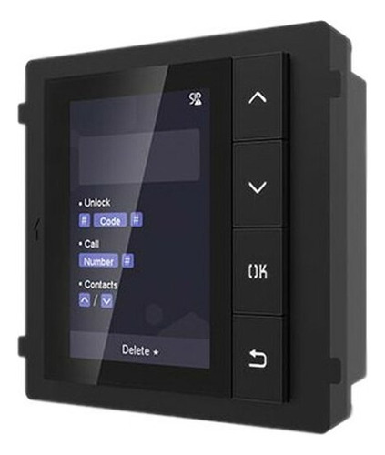 Modulo De Display Hikvision Para Portero Kd-dis Color Negro