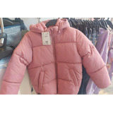 Campera Abrigo Talle 8-10 Años De H&m Rosa