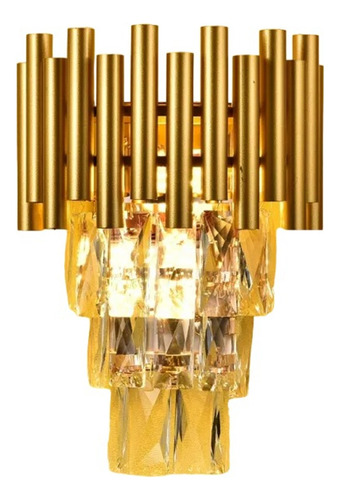 Arandela Luminária Sindora Dcb00456 E14 30x22 Metal Cristal