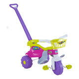 Triciclo P/ Menina Infantil Carrinho Motoca Velotrol Totoka