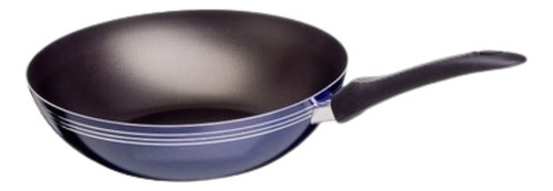 Sarten Wok 28cm Atlantic Cheff Flon Color Azul Marino