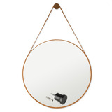 Espelho Pequeno Moderno De Parede Antigo - 30cm Redondo