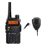 Radio Walkie Talkie Baofeng Uv-5r Com Microfone Ptt Tipo Px