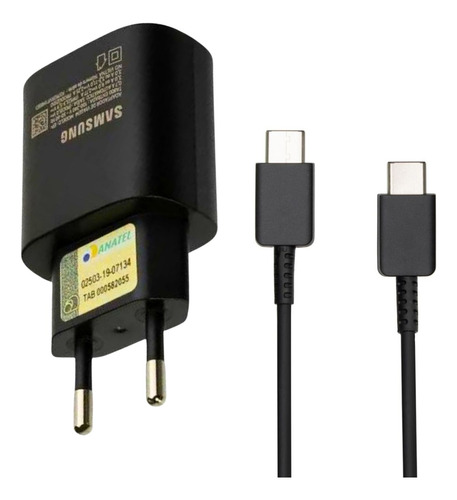 Carregador Viagem Samsung Super Fast Charging 25w C Pra C