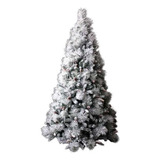 Árvore De Natal Nevada Luxo C/pinhas Cerejas 1146galhos 2,1m