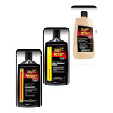 Kit Meguiars Acabado Espejo Pulimento,  Abrillantador, Cera