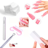 Kit Completo Uñas Removedor Esmalte Semipermanente Manicuria