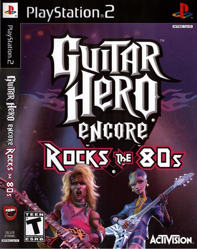 Guitar Hero Encore: Rocks The 80s Ps2 Juego Físico Play 2