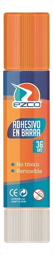 Adhesivo En Barra Pegamento 36gr Ezco