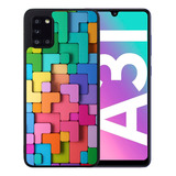 Funda Galaxy A31 Tetris De Colores Tpu Uso Rudo Hd