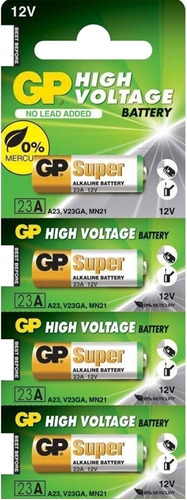 4 Bateras Alcalinas Gp 23a 12v