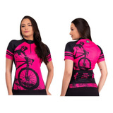 Camisa Feminino Ciclismo Roupa Ciclista Camiseta Mtb Bike