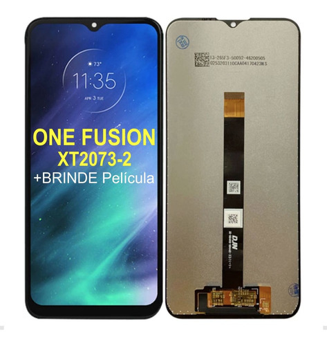 Tela Touch Display Para Moto One Fusion Xt2073-2