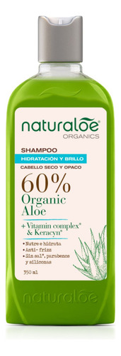 Shampoo Naturaloe Hidratación Y Brillo 350ml