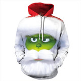 Sudadera Con Capucha Navideña De Ugly Grinch, Suéter Navideñ