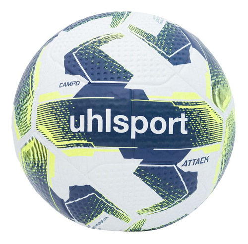 Bola De Futebol Campo Uhlsport Attack - Branco E Marinho