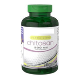 Chitosán (por Dosis) Ultra Lipo, 800 Mg, 240 Cápsulas 