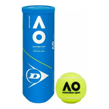 Tubo De Tenis X3 Dunlop Australian Open Solo Deportes