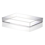 Bandeja Acrilica Transparente Paramount 34x25x4cm