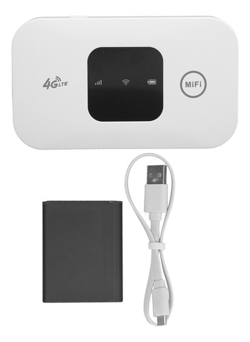 Enrutador De Punto De Acceso Wifi 4g Pequeño Portátil Blanco