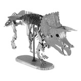 Rompecabezas 3d De Metal Triceratops Skeleton