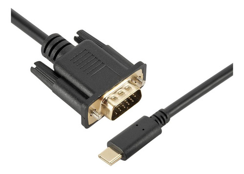 Cable Tipo C A Vga C, Convertidor Portátil Usb De 1,8 M Y 10