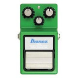 Pedal De Efeito Ibanez Para Guitarra Tube Screamer Verde Ts9