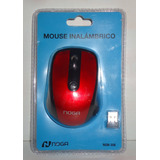 Mouse Inalambrico Optico Noga Ngm-358 Rojo Nuevo Outlet