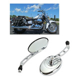 Espejos Plateados Harley Davidson Road Sportster, Paquete De