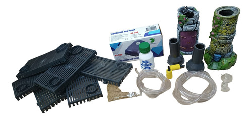 Kit Para Peceras Acuario 72 Litros Accesorios Equipamiento