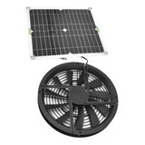 Kit De Ventilador De Panel Solar 10in 100w Ventilación Redon