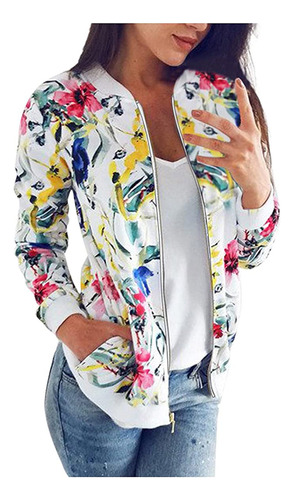 Chaqueta Bomber N Para Mujer, Fina, De Verano, Con Cremaller