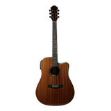 Guitarra Electroacustica Caoba Natural Sevillana Tx-200ceq