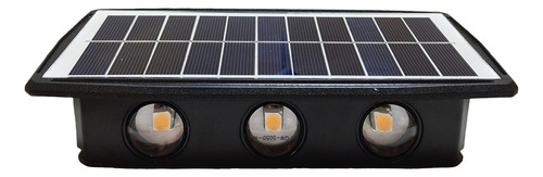 Lámpara De Pared Solar Para Exteriores K, Ip66, Impermeable,