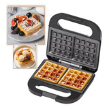 Maquina De Waffers Waffle Grill Portátil Anti Aderente 750w