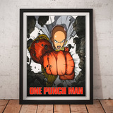 Cuadro Anime - One Punch Man - Saitama Punch